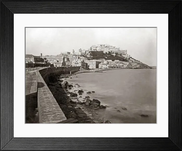 Framed Print : Port Maurizio (now Imperia) Italy, circa 1890 Framed Print : Port Maurizio (now Imperia) Italy, circa 1890