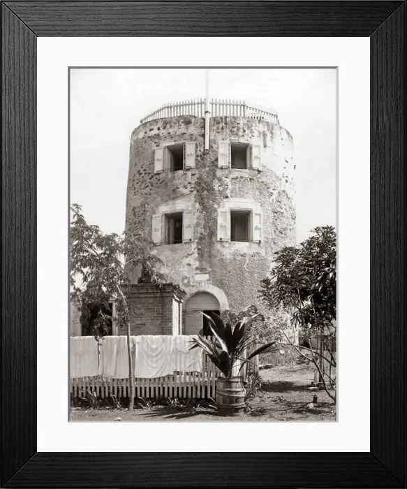 Framed Print : Bluebeards Castle, St Thomas, West Indies, circa 1900 Framed Print : Bluebeards Castle, St Thomas, West Indies, circa 1900