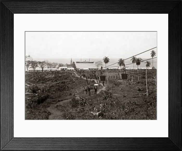 Framed Print : La Brea, Trinidad - Carrying pitch from the lake Framed Print : La Brea, Trinidad - Carrying pitch from the lake