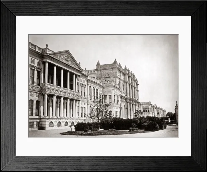 Framed Print : Dolmabache Palace, Constaninople, (Istanbul) Turkey circa 18 Framed Print : Dolmabache Palace, Constaninople, (Istanbul) Turkey circa 18
