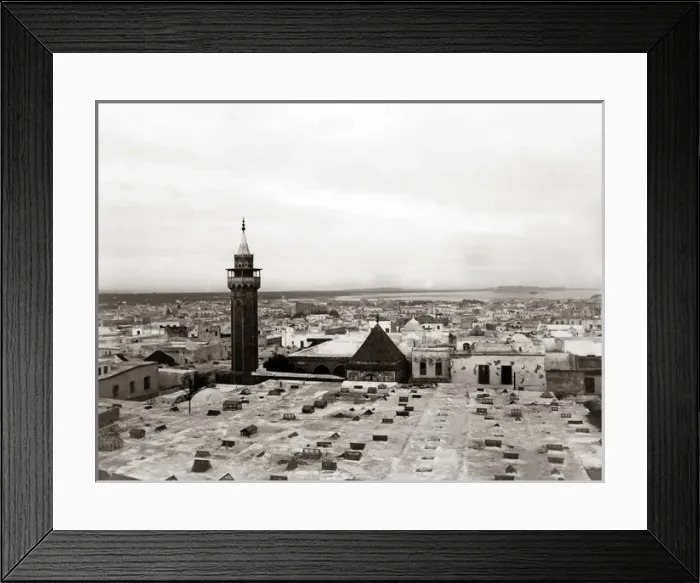 Framed Print : View of Tunis, Tunisia, circa 1890 Framed Print : View of Tunis, Tunisia, circa 1890