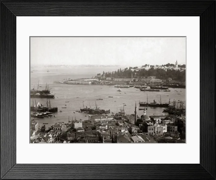 Framed Print : View of the Bosphorous, Turkey, circa 1890 Framed Print : View of the Bosphorous, Turkey, circa 1890