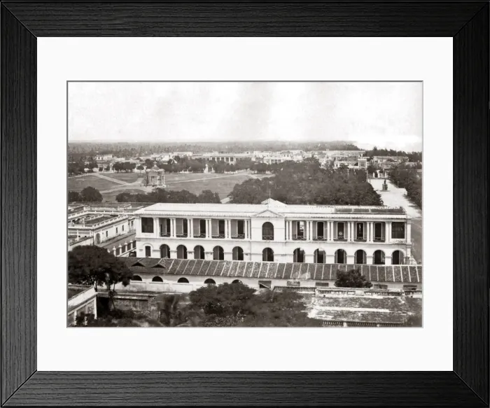 Framed Print : Bombay skyline, circa 1890, India
