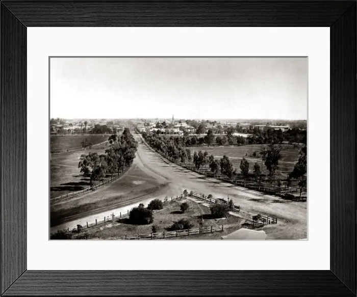 Framed Print : View of Adelaide, Australia, circa 1880 Framed Print : View of Adelaide, Australia, circa 1880