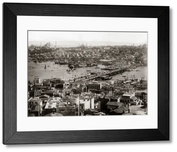 Framed Print : General view of Constantinople (Istanbul) Turkey circa 1890 Framed Print : General view of Constantinople (Istanbul) Turkey circa 1890