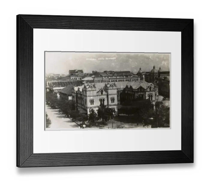 Framed Print : Myanmar - Yangon - General View Framed Print : Myanmar - Yangon - General View