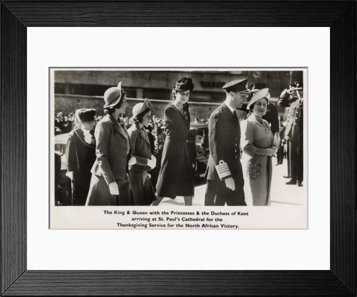 Framed Print : WW2 - Thanksgiving Service for Victory in North Africa Framed Print : WW2 - Thanksgiving Service for Victory in North Africa