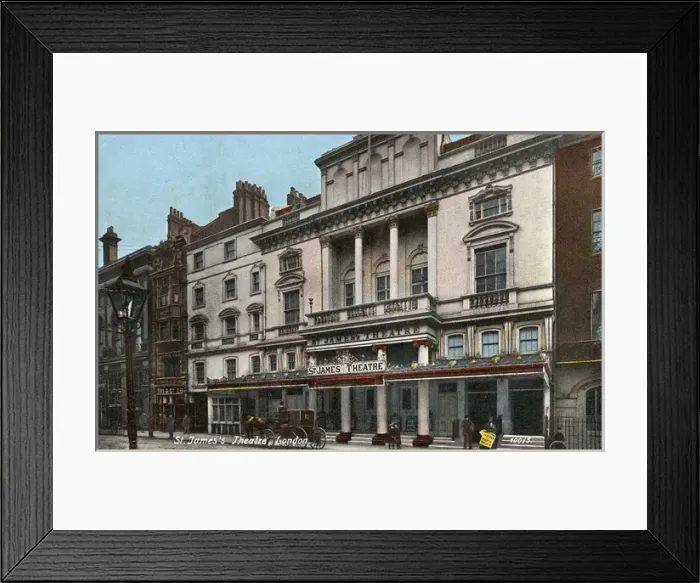 Framed Print : St. Jamess Theatre, King Street, at Duke Street, London Framed Print : St. Jamess Theatre, King Street, at Duke Street, London