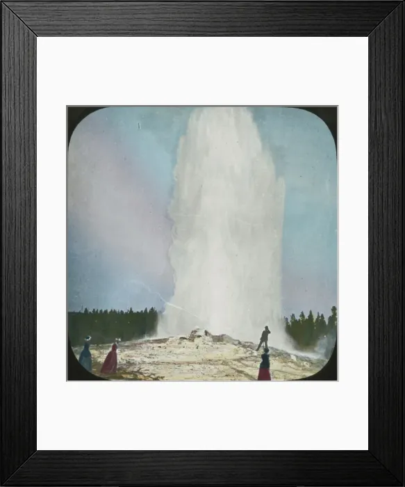 Framed Print : USA - Old Faithful Geyser, Yellowstone park Framed Print : USA - Old Faithful Geyser, Yellowstone park