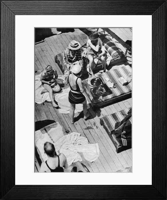 Framed Print : The Lido aboard R. M. S. P. Atlantis Framed Print : The Lido aboard R. M. S. P. Atlantis