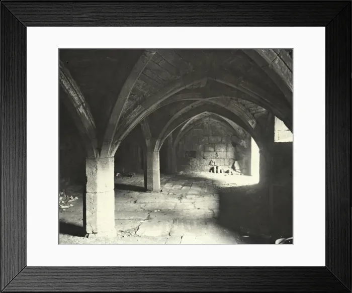 Framed Print : Crypt, St Marys Priory, Birkenhead Framed Print : Crypt, St Marys Priory, Birkenhead