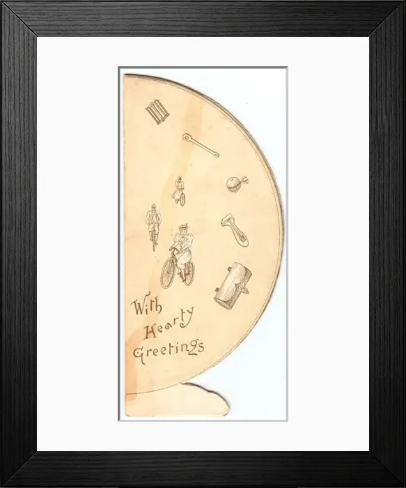 Framed Print : Front cover of a Christmas card Framed Print : Front cover of a Christmas card