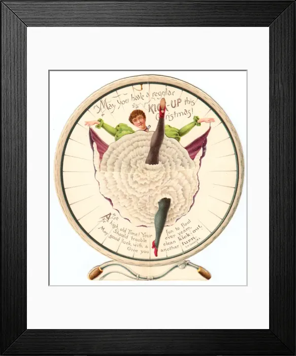 Framed Print : Inside a pop-up Christmas card Framed Print : Inside a pop-up Christmas card