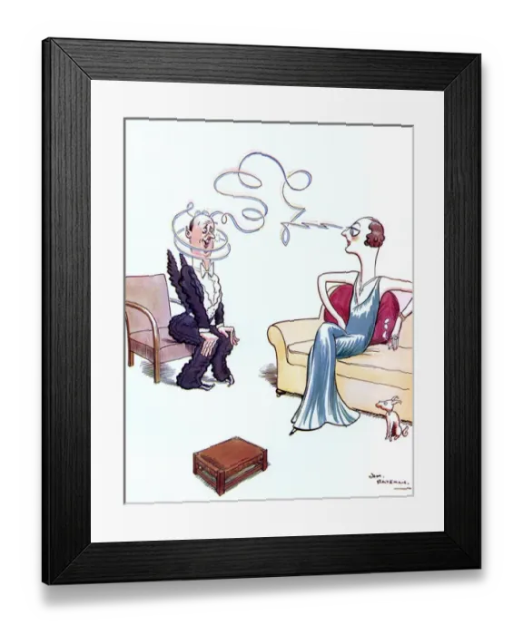 Framed Print : The Spell by H. M. Bateman Framed Print : The Spell by H. M. Bateman