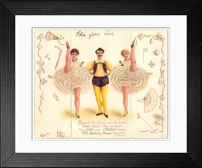 Framed Print : Inside a pop-up Christmas card Framed Print : Inside a pop-up Christmas card