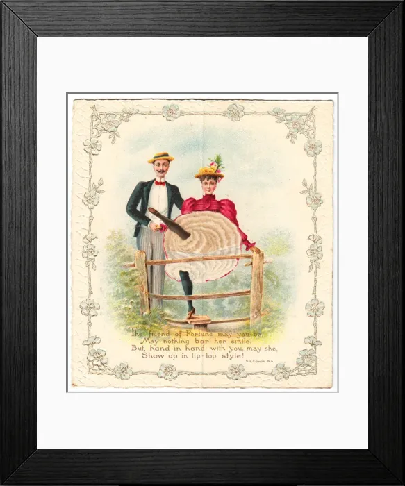 Framed Print : Inside a pop-up Christmas card Framed Print : Inside a pop-up Christmas card