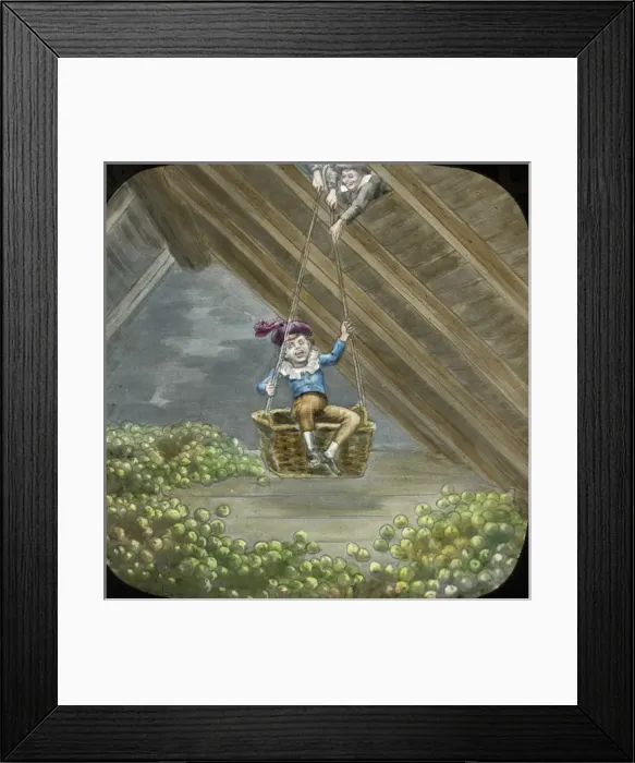 Framed Print : Lowered through trap door Framed Print : Lowered through trap door