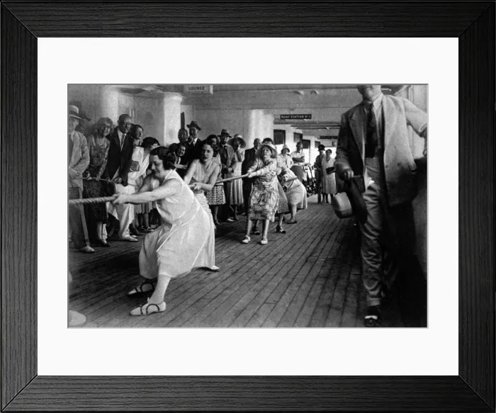 Framed Print : Tug o War aboard the R. S. M. P. Atlantis Framed Print : Tug o War aboard the R. S. M. P. Atlantis