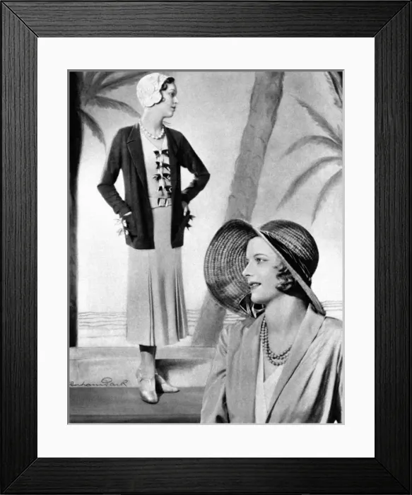 Framed Print : Modes for the Riviera sunshine, 1931 Framed Print : Modes for the Riviera sunshine, 1931