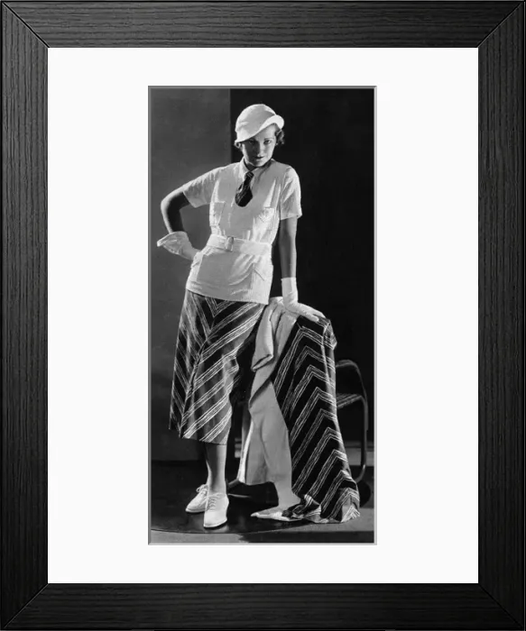 Framed Print : Three piece for the promenade deck Framed Print : Three piece for the promenade deck