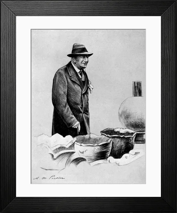 Framed Print : London Street Types - The Curio Hunter Framed Print : London Street Types - The Curio Hunter