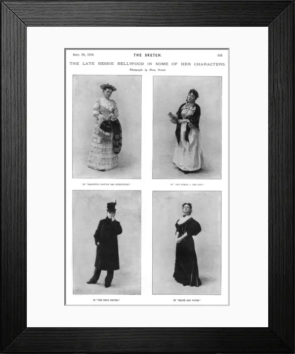 Framed Print : Bessie Bellwood Framed Print : Bessie Bellwood