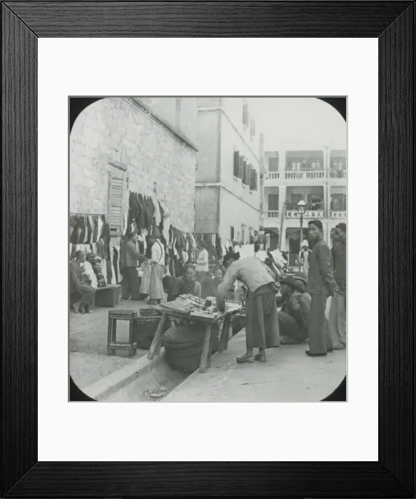 Framed Print : South China - Chinese Clothes Mart Framed Print : South China - Chinese Clothes Mart