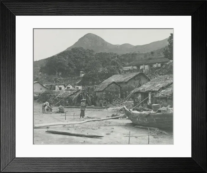 Framed Print : South China - Beach Village Framed Print : South China - Beach Village