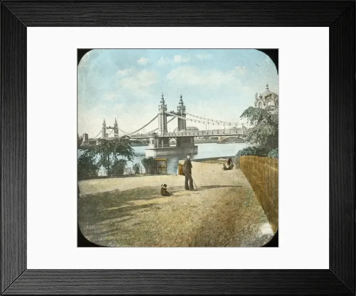 Framed Print : Chelsea Bridge Framed Print : Chelsea Bridge