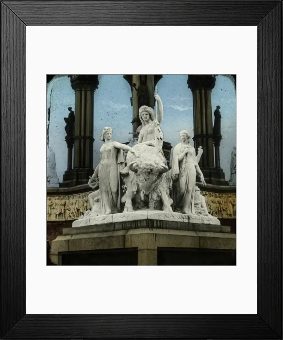 Framed Print : Albert Memorial (view 2) the Americas Framed Print : Albert Memorial (view 2) the Americas