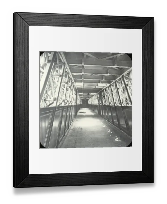 Framed Print : The Interior of a London Bridge Framed Print : The Interior of a London Bridge