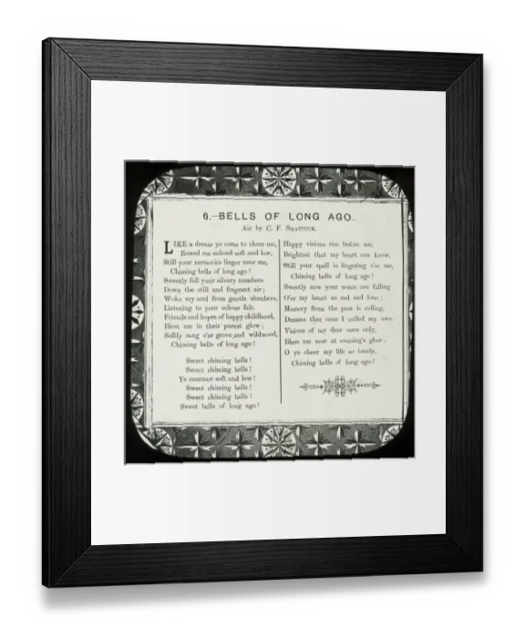 Framed Print : Nursery Rhymes - Bells of Long ago Framed Print : Nursery Rhymes - Bells of Long ago