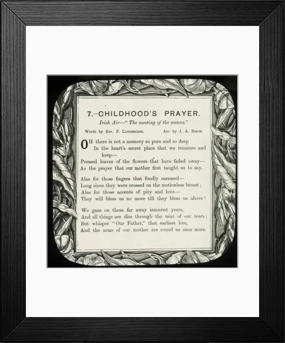 Framed Print : Nursery Rhymes - Childhoods Prayer Framed Print : Nursery Rhymes - Childhoods Prayer