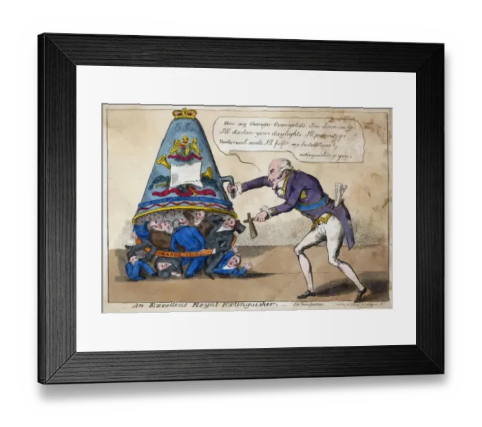 Framed Print : An Excellent Royal Extinguisher Framed Print : An Excellent Royal Extinguisher