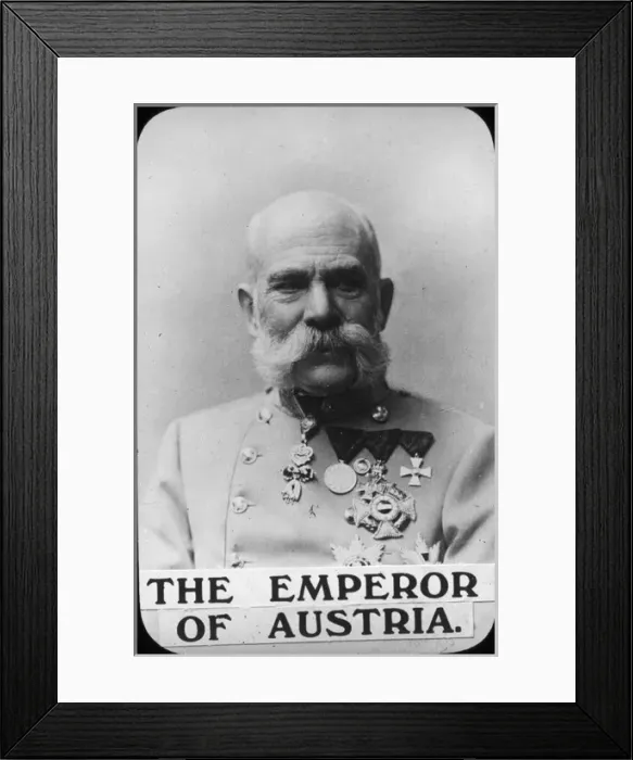 Framed Print : Emperor of Austria Framed Print : Emperor of Austria