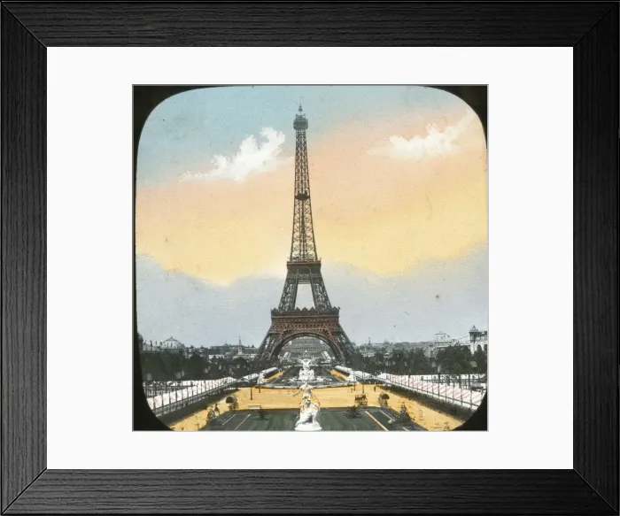 Framed Print : Paris Exhibition of 1889 - Eiffel Tower Framed Print : Paris Exhibition of 1889 - Eiffel Tower