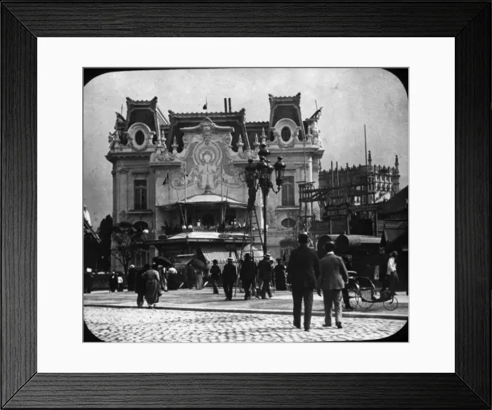 Framed Print : Paris Exhibition of 1889 - Ladies Palace? Framed Print : Paris Exhibition of 1889 - Ladies Palace?