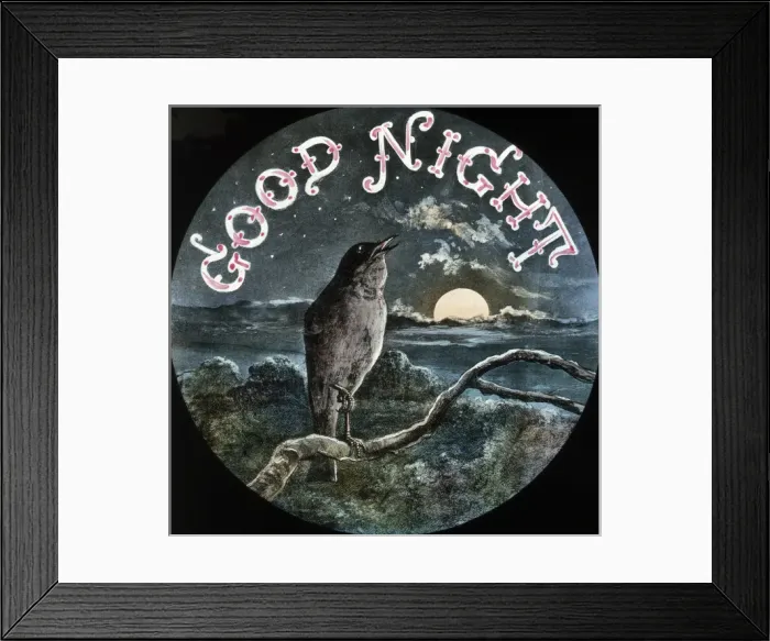 Framed Print : Mottos - Good Night Framed Print : Mottos - Good Night