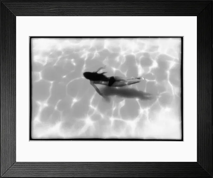 Framed Print : Girl swimming Framed Print : Girl swimming