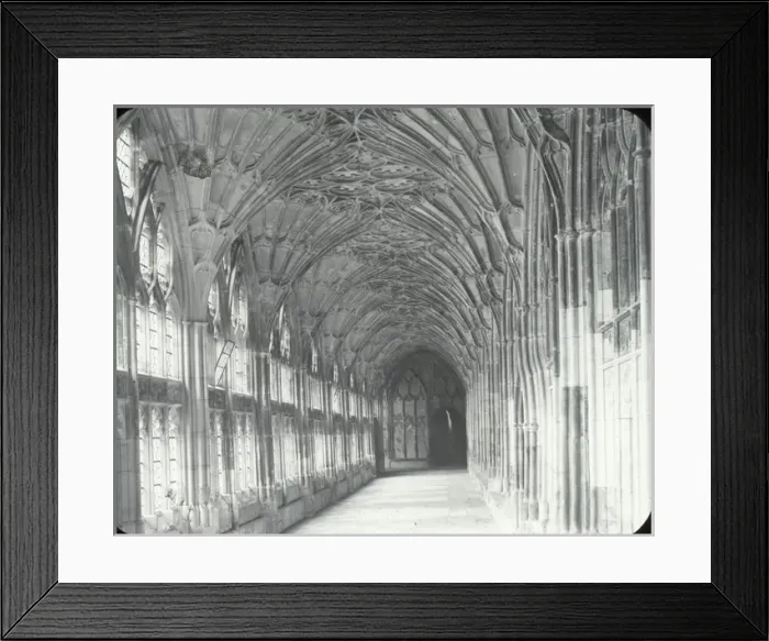 Framed Print : English Cathedrals - The Cloister- Gloucester Framed Print : English Cathedrals - The Cloister- Gloucester