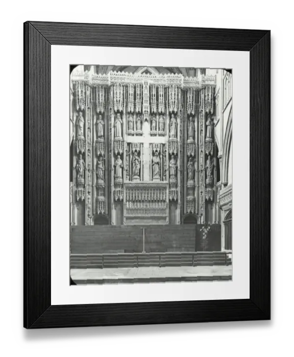 Framed Print : English Cathedrals - High Altar screen - St Albans Framed Print : English Cathedrals - High Altar screen - St Albans