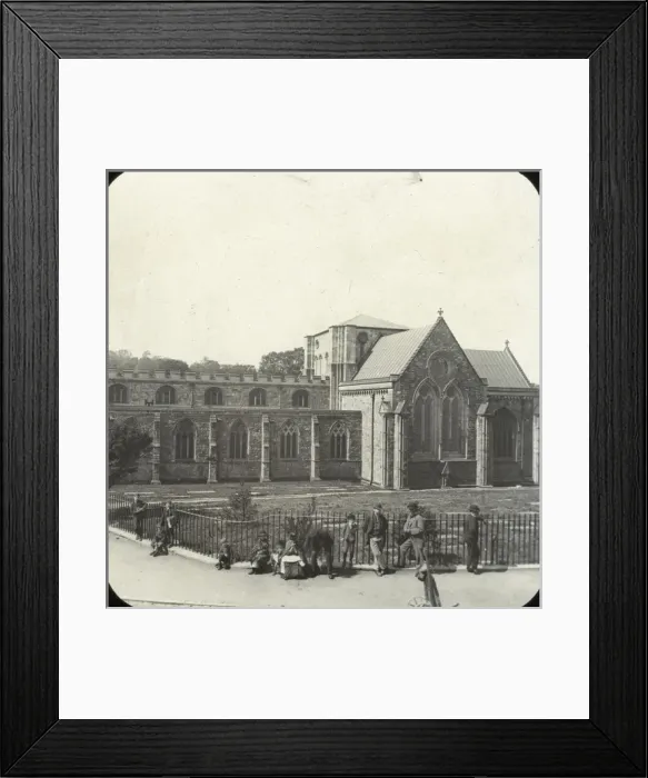 Framed Print : English Cathedrals - Bangor Cathedral Framed Print : English Cathedrals - Bangor Cathedral