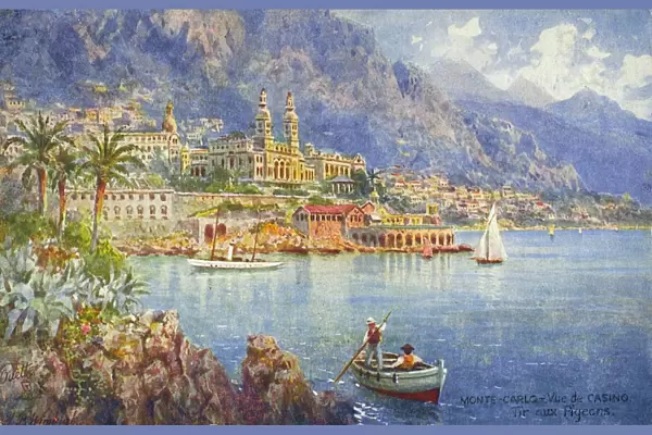 Principality of Monaco: the Casino and hotels (Monte Carlo)