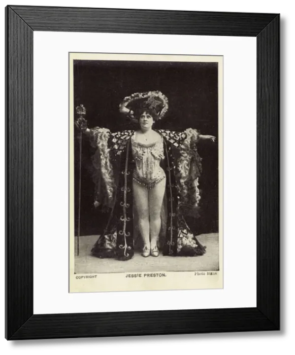 Framed Print : Jessie Preston - British stage actress Framed Print : Jessie Preston - British stage actress