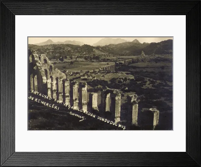 Framed Print : Antalya, Southern Turkey - Aspendos - conduit of aqueduct Framed Print : Antalya, Southern Turkey - Aspendos - conduit of aqueduct