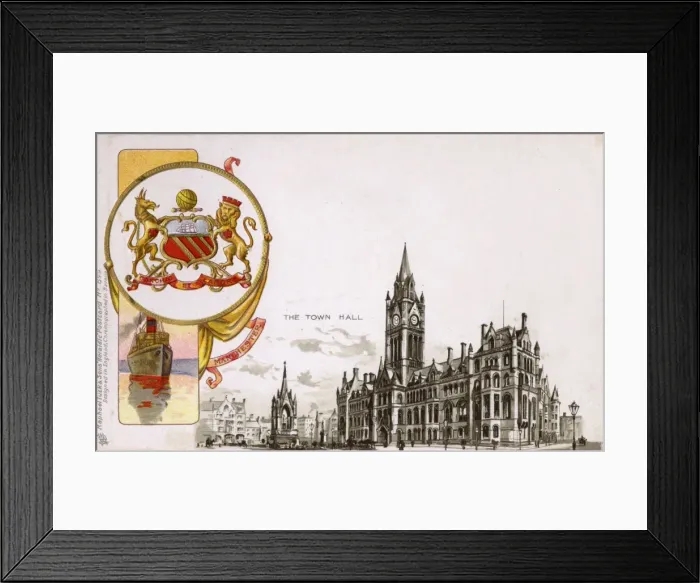 Framed Print : Manchester Town Hall Framed Print : Manchester Town Hall