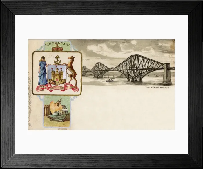 Framed Print : The Forth Railway Bridge, near Edinburgh, Scotland Framed Print : The Forth Railway Bridge, near Edinburgh, Scotland