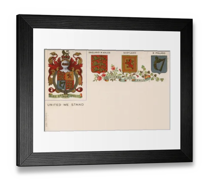 Framed Print : The Coat of Arms of the United Kingdom Framed Print : The Coat of Arms of the United Kingdom
