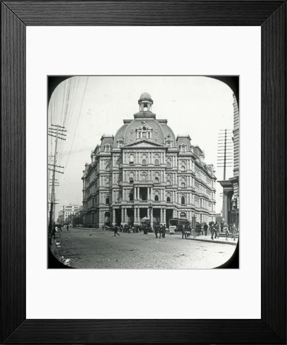 Framed Print : USA - The Post Office, New York Framed Print : USA - The Post Office, New York