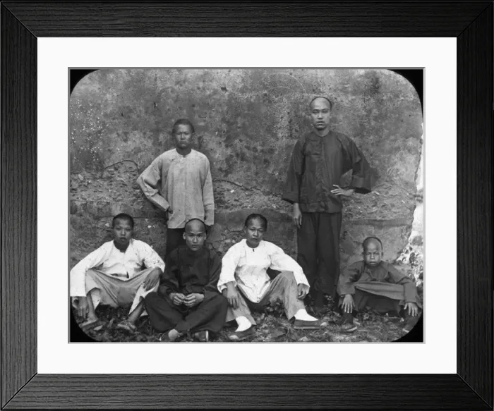 Framed Print : China - Chinese Servants Framed Print : China - Chinese Servants